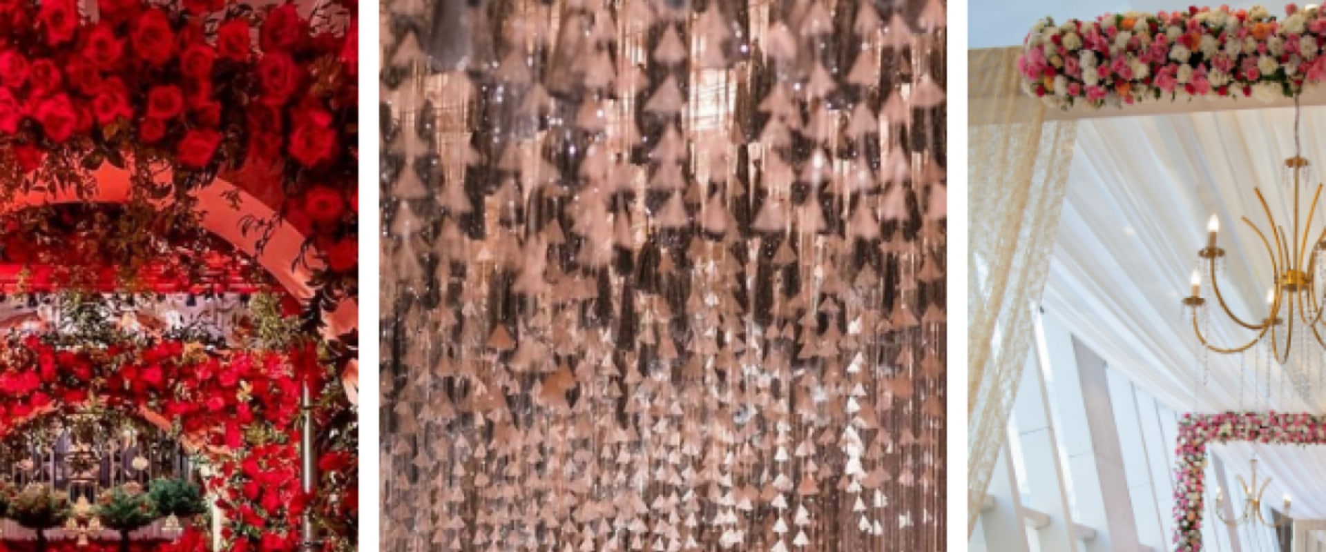 Reception Entrance Decorations for Weddings